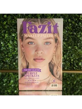Fazit Purple Speckles Glitter Freckles Makeup Patches | Team Spirit Collection